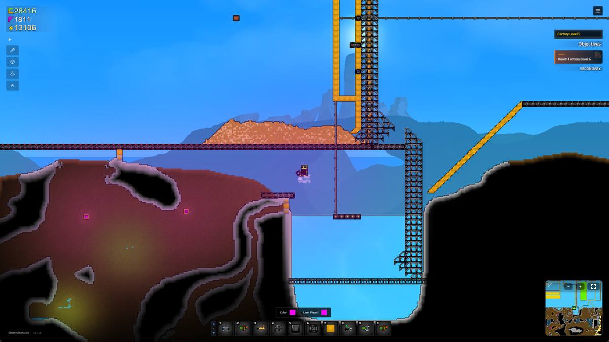 A Sandustry mining operation running below the surface
